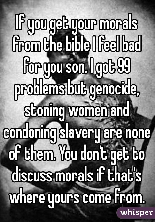 Bible Laws About Slaves
